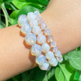 Faceted Opal Loose Spacer Beads 15'' 6 8 10mm