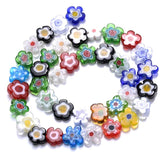 Frangipani Glass Beads Mixed Loose Spacer Beads For Jewelry Making
