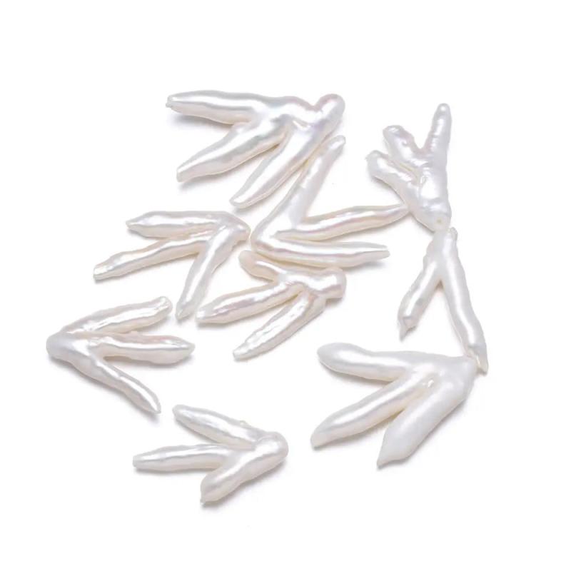 Natural Freshwater Pearl Pendant Punch Loose Beads for DIY Jewelry Making