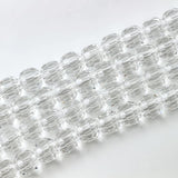 Big Hole Crystal Glass Spacer Natural Stone Round Beads Jewelry Making DIY