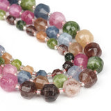 Olive Shape Tourmaline Beads 6 8 10mm Natural Faceted Loose Spacer Beads