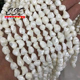 Irregular Trochus Shell Beads for Jewelry Making DIY