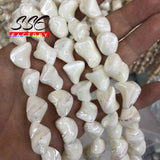 Irregular Trochus Shell Beads for Jewelry Making DIY