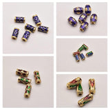 Cloisonne Brass Gold-Plated Bucket Beads for Jewelry Making