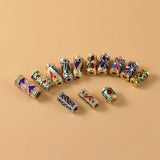 Cloisonne Brass Gold-Plated Bucket Beads for Jewelry Making