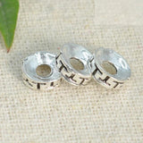 Metal Spacer Beads Flat Round DIY Jewelry Making