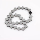Hematite Four-leaf Clover Beads for DIY Jewelry Making