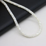 Natural Freshwater Shell Beads Square Flake Loose Bead Jewelry Making DIY