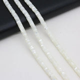 Natural Freshwater Shell Beads Square Flake Loose Bead Jewelry Making DIY