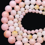 6-10mm Pink Opal Jade Loose Spacer Beads 15''