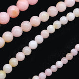 6-10mm Pink Opal Jade Loose Spacer Beads 15''