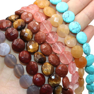 Natural Stone 8 12 16mm Round Agates Spacer Beads DIY Jewelry Making