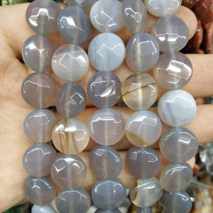 Natural Stone 8 12 16mm Round Agates Spacer Beads DIY Jewelry Making