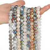 6-10mm Multicolor Cracked Crystal Agates Beads for Jewelry Making