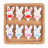 Cartoon Rabbit Love Chocolate Silicone Beads Nursing Chewing DIY