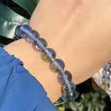 Dark Gray MoonStone Crystal Quartz Beads for Jewelry Making