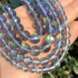 Dark Gray MoonStone Crystal Quartz Beads for Jewelry Making