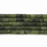Natural Canada Jade Rondelle Beads for Jewelry Making