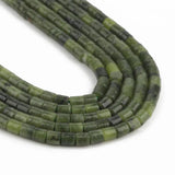 Natural Canada Jade Rondelle Beads for Jewelry Making