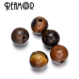 Tiger's Eye Stone Beads Charms For Bracelet Making 4/6/8/10mm