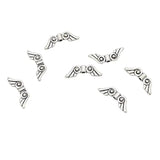 100pcs Antique Silver Protector Wing Spacer Beads DIY Jewelry Accessories