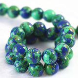 Phoenix Lapis Lazuli Stone Beads 6mm 8mm 10mm DIY Jewelry Beads 15 Inches
