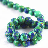 Phoenix Lapis Lazuli Stone Beads 6mm 8mm 10mm DIY Jewelry Beads 15 Inches