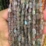Labradorite Irregular Stone Beads 15''