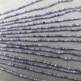 Amethyst Purple Crystal Small Beads 2/3/4mm Faceted Cut DIY Gem