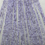 Amethyst Purple Crystal Small Beads 2/3/4mm Faceted Cut DIY Gem
