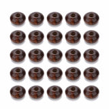 200pcs 7x12mm Natural Brown Wooden Abacus Beads for DIY Jewelry