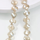 20PCS Glass Flower Beads Charms Jewelry Making DIY 10*16mm