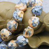 Rainbow Riverstone Skull Beads 10mm for DIY Jewelry Making