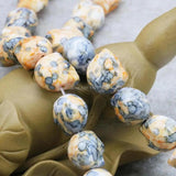 Rainbow Riverstone Skull Beads 10mm for DIY Jewelry Making