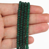 5x2mm Dark Green Jade Abacus Beads for Jewelry Making