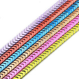 8x3MM Hematite Nano Red Arrow Shape Spacer Loose Beads