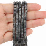 Labradorite Rondelle Bead Round Disc Cylinder Beads for Jewelry Making 15''