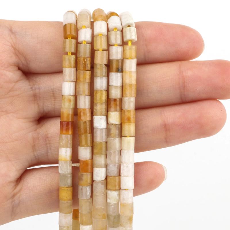 4x4mm Pink Aventurine Rondelle Beads 15''