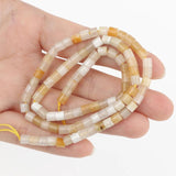 4x4mm Pink Aventurine Rondelle Beads 15''