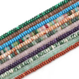 2x5mm Natural Stone Abacus Beads for Jewelry Making