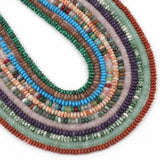 2x5mm Natural Stone Abacus Beads for Jewelry Making
