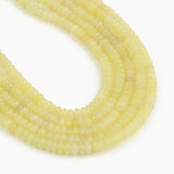 5x2mm Lemon Jade Abacus Beads Flat Round Disc Loose Spacer Beads