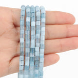 4x4mm Aquamarine Rondelle Bead Loose Beads 15''