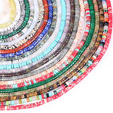 4x2mm Natural Mix Gem Stone Agates Minerals Beads