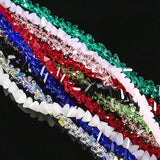 8mm Irregular Triangle Beads Glass Beads for Jewelry Making 50pcs/lot