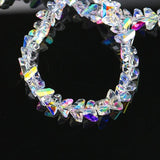 8mm Irregular Triangle Beads Glass Beads for Jewelry Making 50pcs/lot