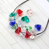 8mm Irregular Triangle Beads Glass Beads for Jewelry Making 50pcs/lot