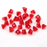 8mm Irregular Triangle Beads Glass Beads for Jewelry Making 50pcs/lot