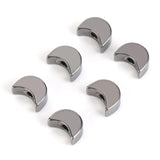 30pcs Colorful Copper Moon Shape Spacer Beads for DIY Jewelry Making 5x7mm