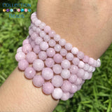 6 8 10mm Faceted Kunzite Jades Round Spacer Loose Beads 15''